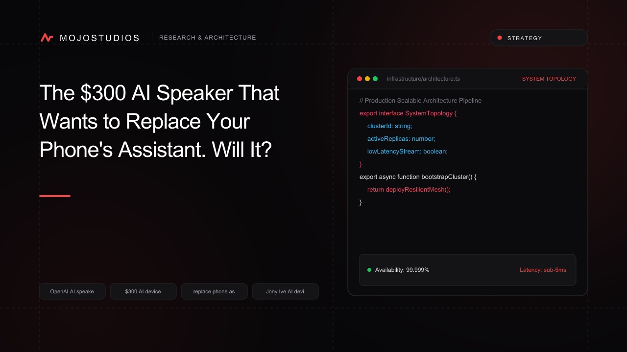 The $300 AI Speaker That Wants to Replace Your Phone's Assistant. Will It?