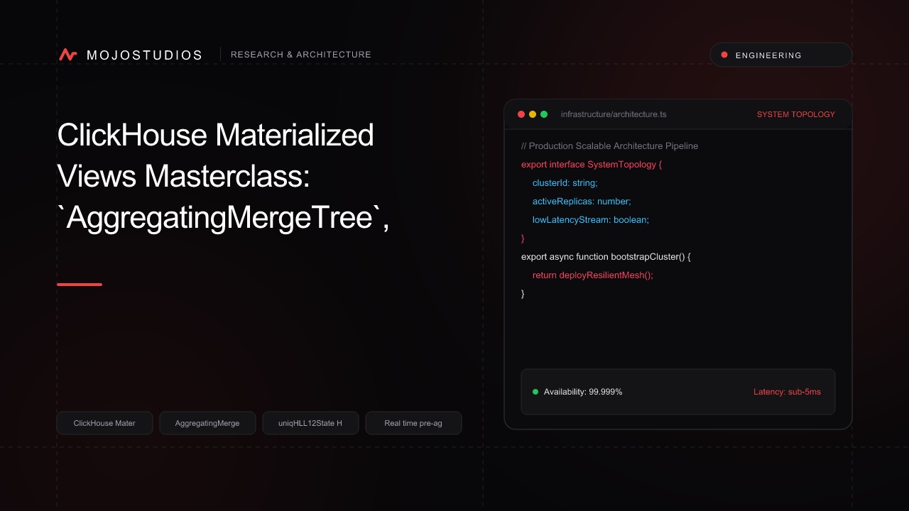 ClickHouse Materialized Views Masterclass: `AggregatingMergeTree`, State Combinators & Real-Time Rollups in 2026