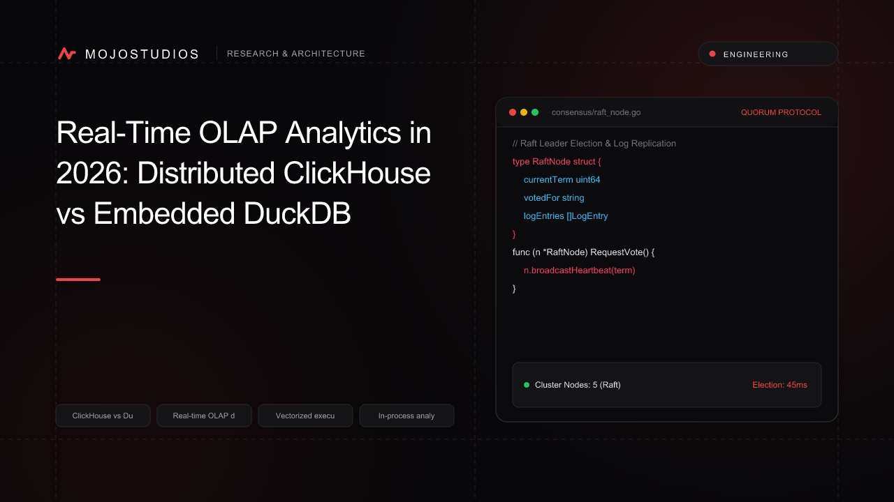 Real-Time OLAP Analytics in 2026: Distributed ClickHouse vs Embedded DuckDB Benchmarks