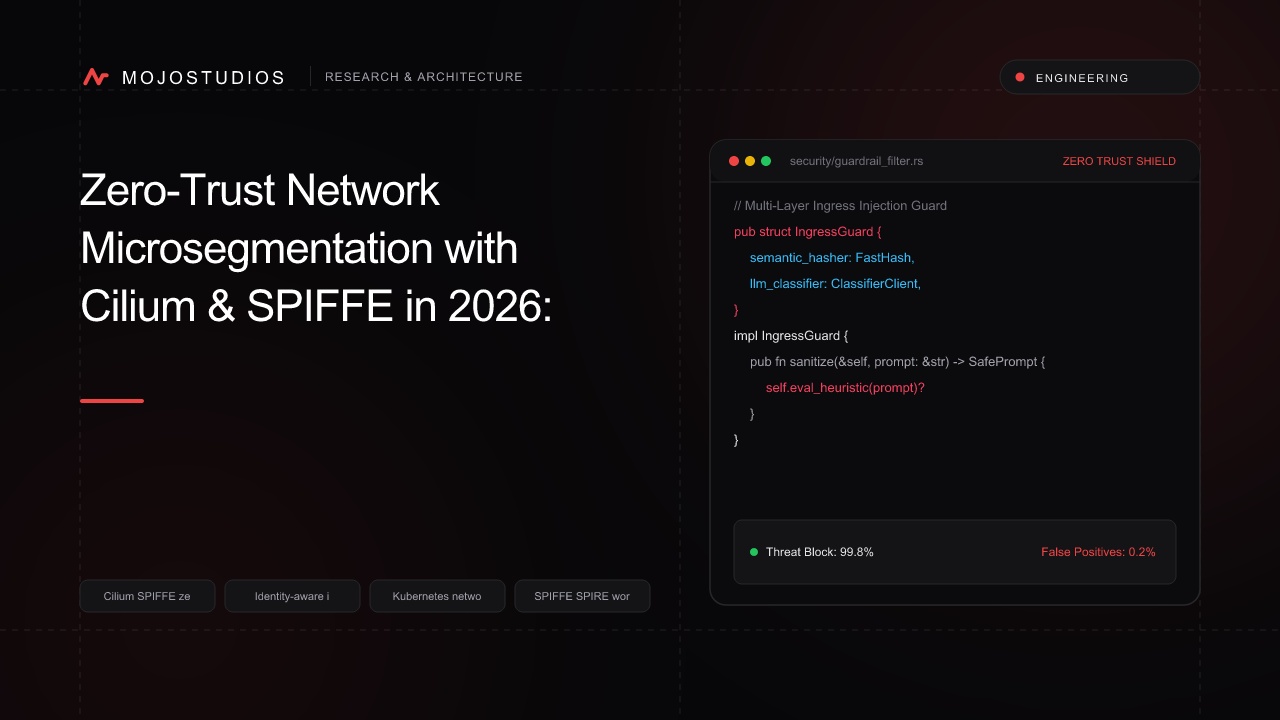 Zero-Trust Network Microsegmentation with Cilium & SPIFFE in 2026: Identity-Aware In-Kernel Firewalls