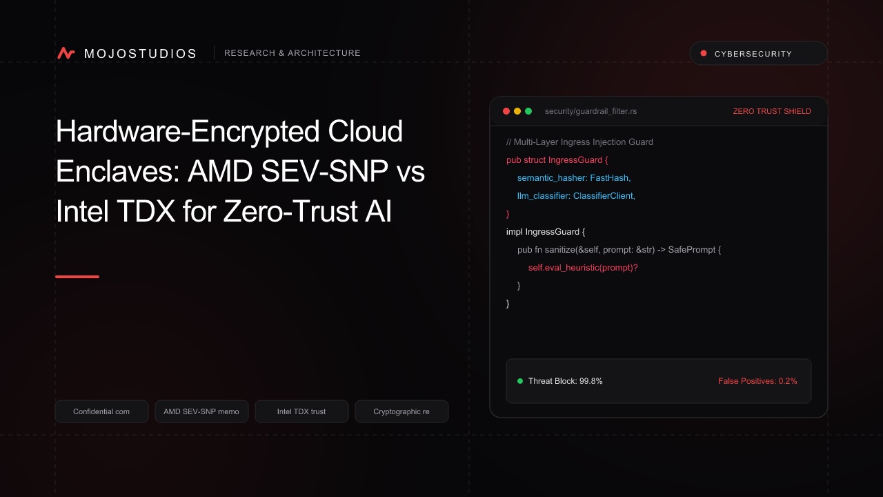 Hardware-Encrypted Cloud Enclaves: AMD SEV-SNP vs Intel TDX for Zero-Trust AI & FinTech in 2026