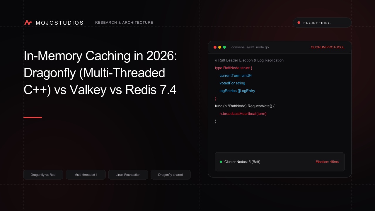 In-Memory Caching in 2026: Dragonfly (Multi-Threaded C++) vs Valkey vs Redis 7.4