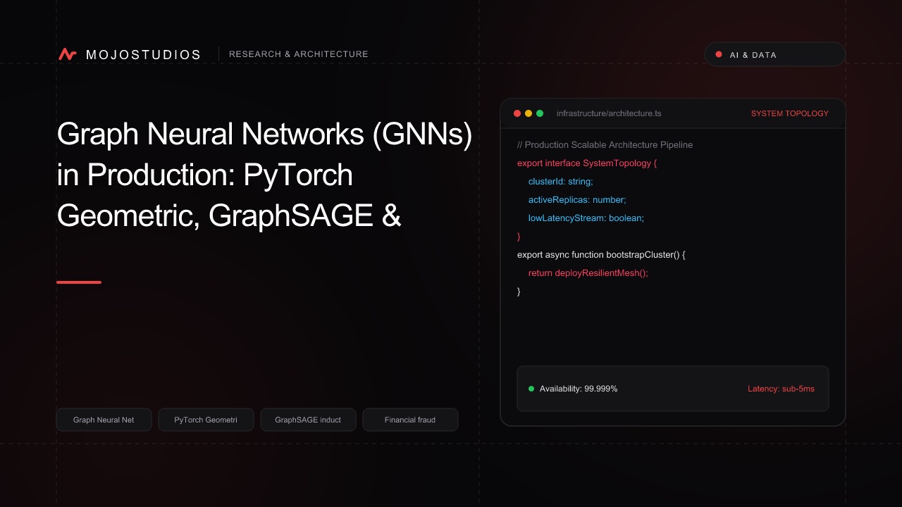 Graph Neural Networks (GNNs) in Production: PyTorch Geometric, GraphSAGE & Real-Time Financial Fraud Detection