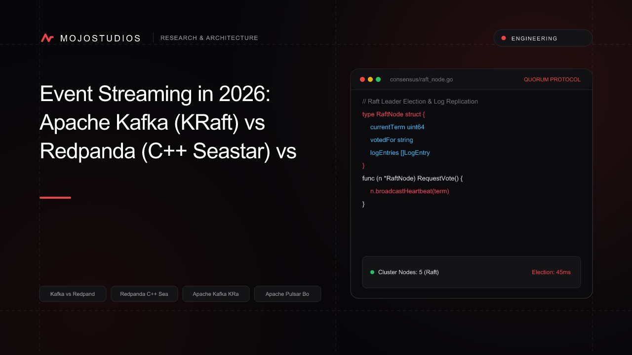 Event Streaming in 2026: Apache Kafka (KRaft) vs Redpanda (C++ Seastar) vs Apache Pulsar