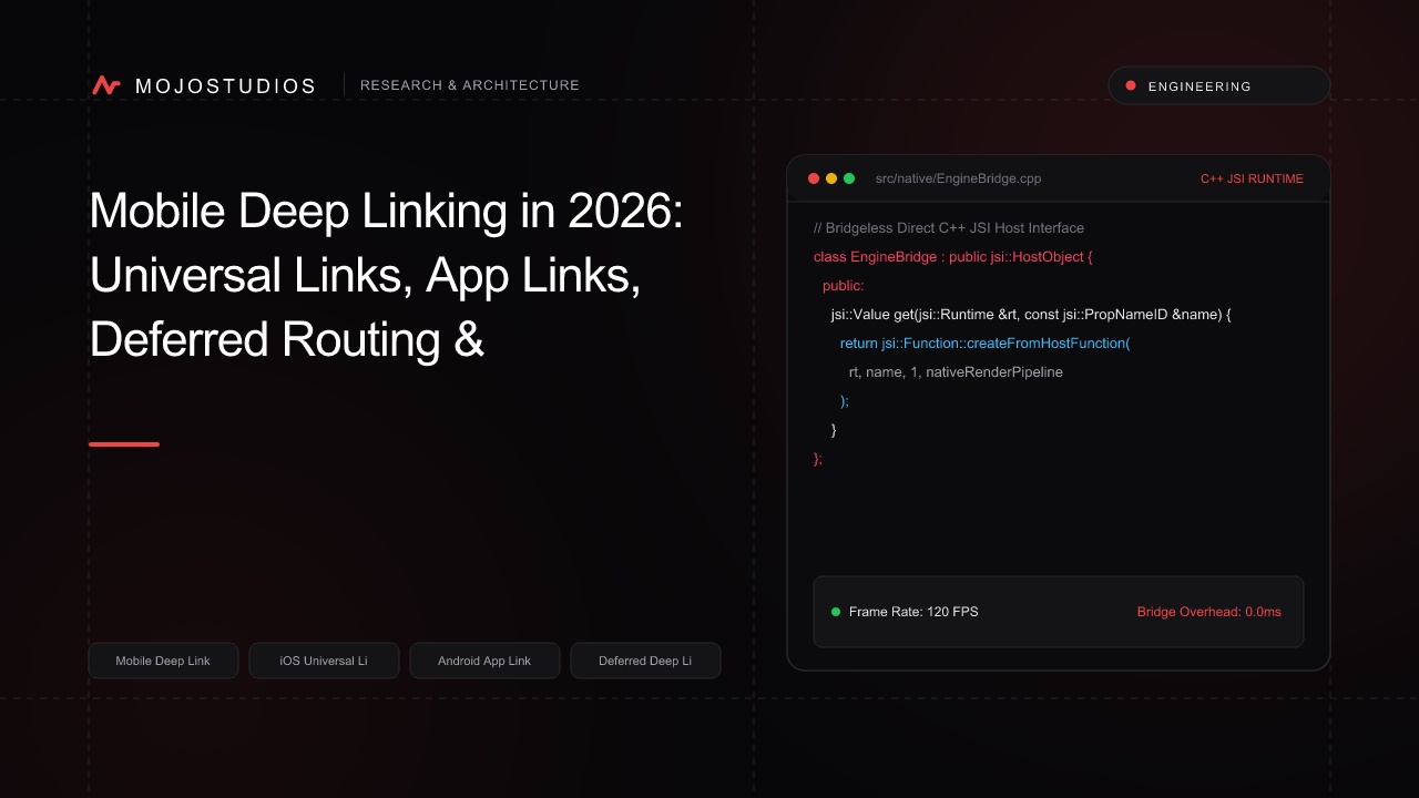 Mobile Deep Linking in 2026: Universal Links, App Links, Deferred Routing & Attribution