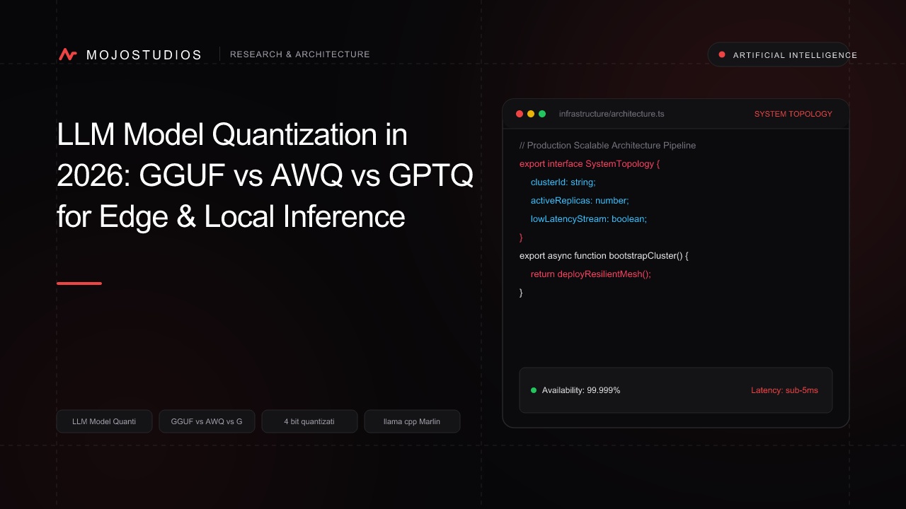 LLM Model Quantization in 2026: GGUF vs AWQ vs GPTQ for Edge & Local Inference