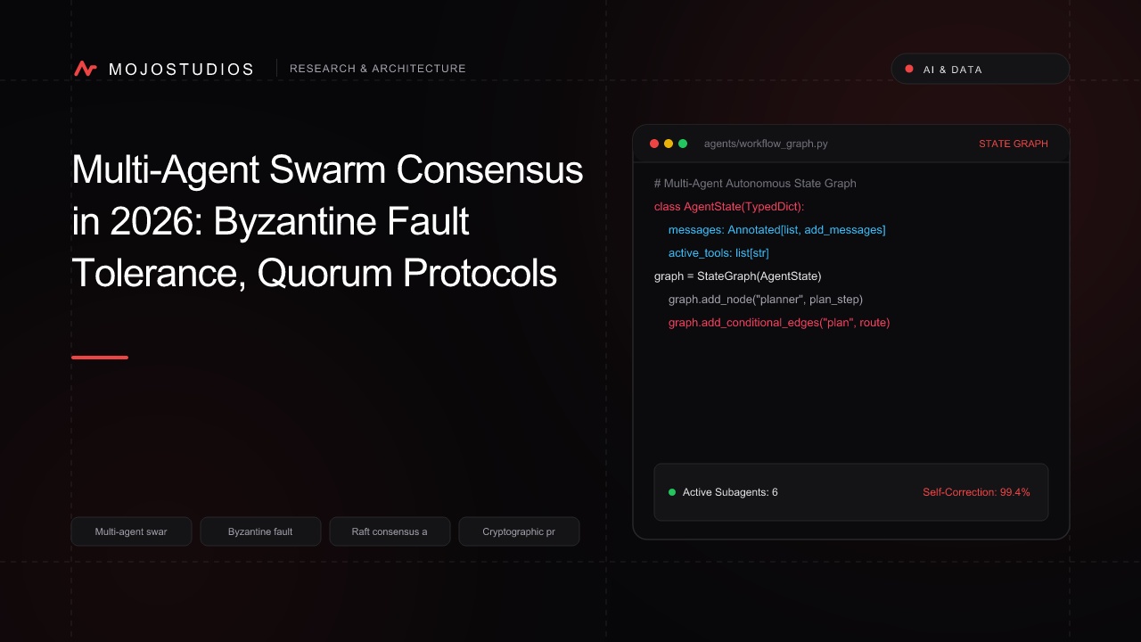 Multi-Agent Swarm Consensus in 2026: Byzantine Fault Tolerance, Quorum Protocols & Sybil Defense
