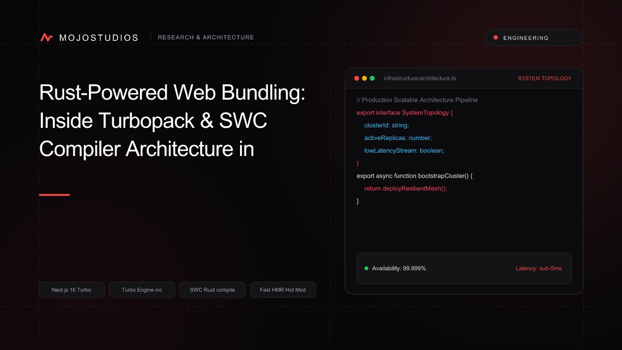 Rust-Powered Web Bundling: Inside Turbopack & SWC Compiler Architecture in Next.js 16