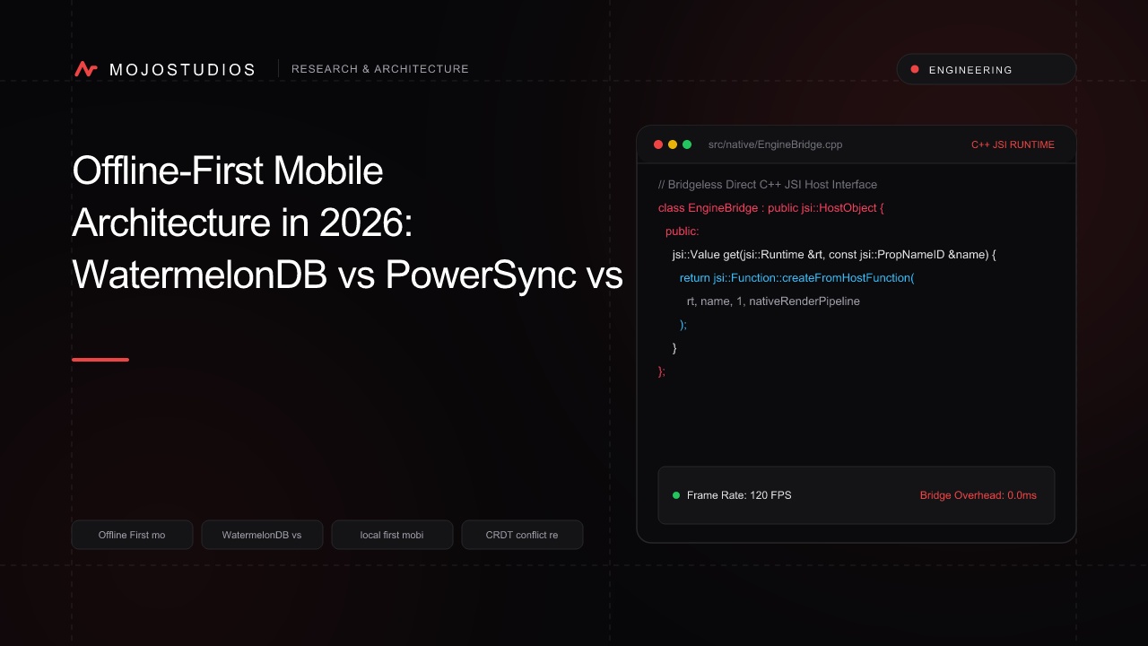 Offline-First Mobile Architecture in 2026: WatermelonDB vs PowerSync vs ElectricSQL