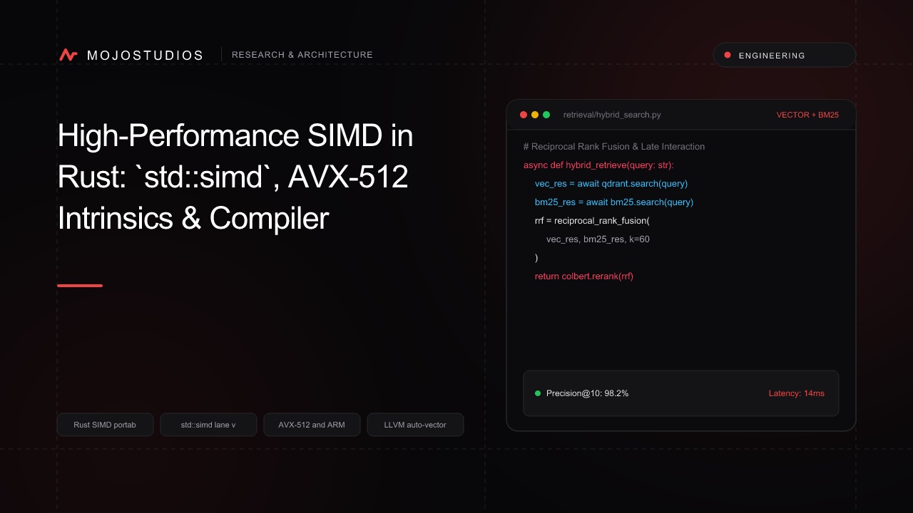High-Performance SIMD in Rust: `std::simd`, AVX-512 Intrinsics & Compiler Auto-Vectorization in 2026