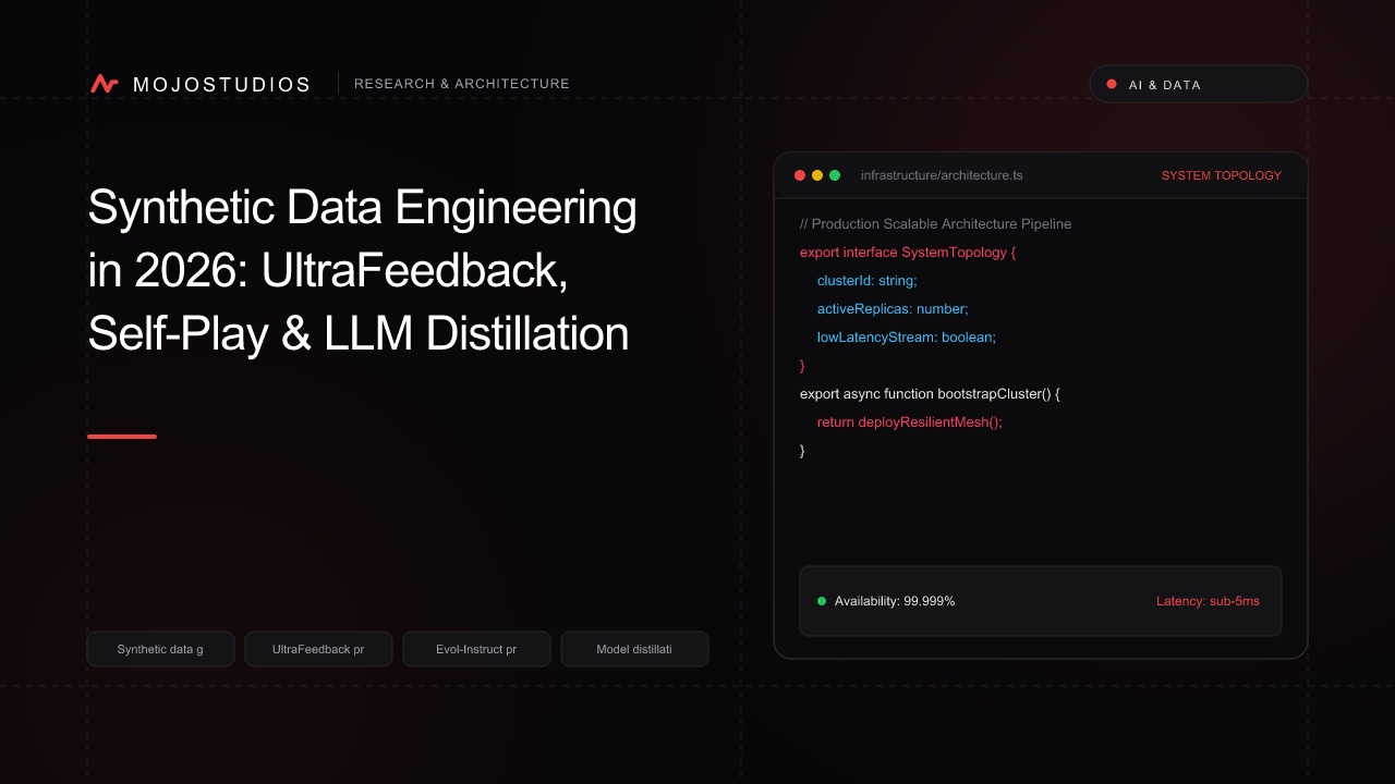 Synthetic Data Engineering in 2026: UltraFeedback, Self-Play & LLM Distillation at Scale