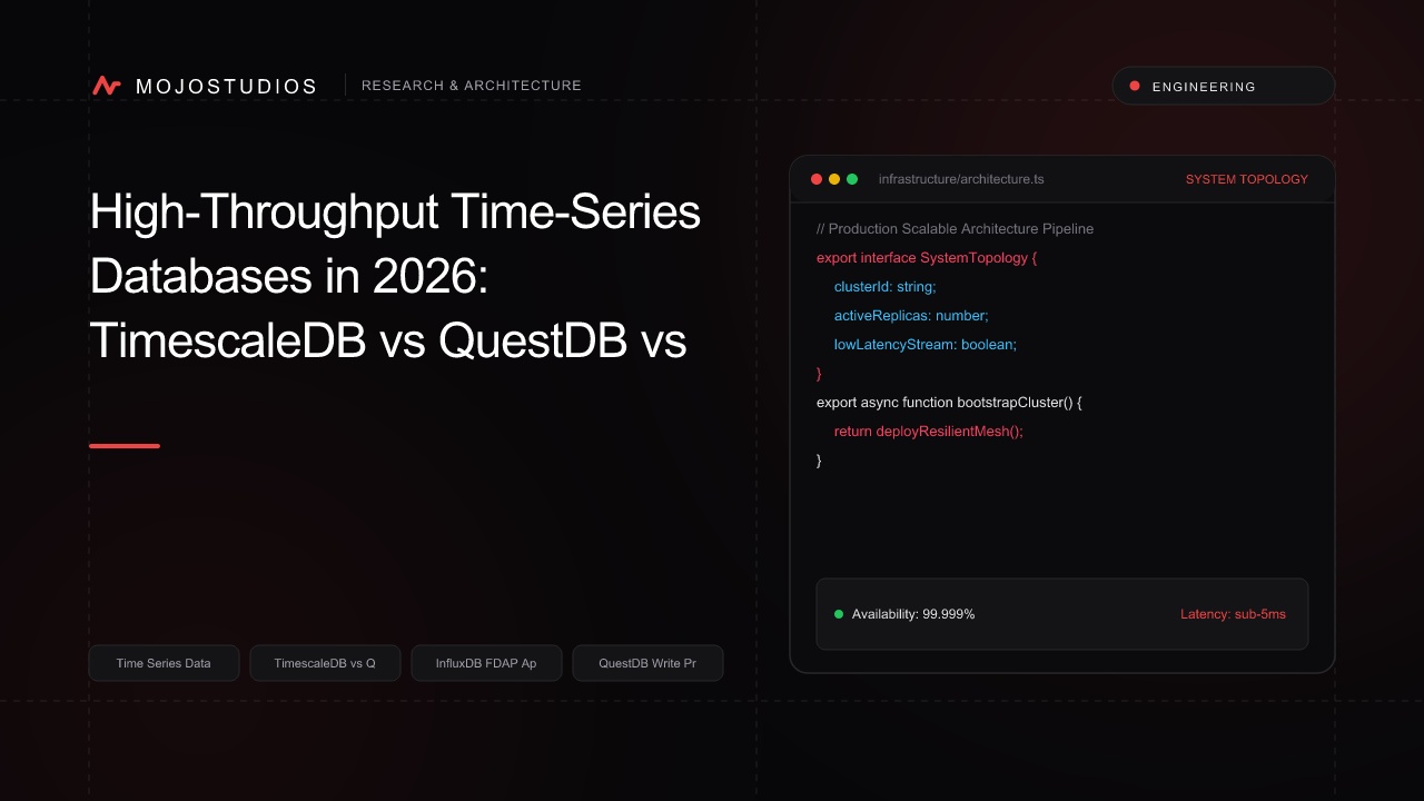High-Throughput Time-Series Databases in 2026: TimescaleDB vs QuestDB vs InfluxDB 3.0