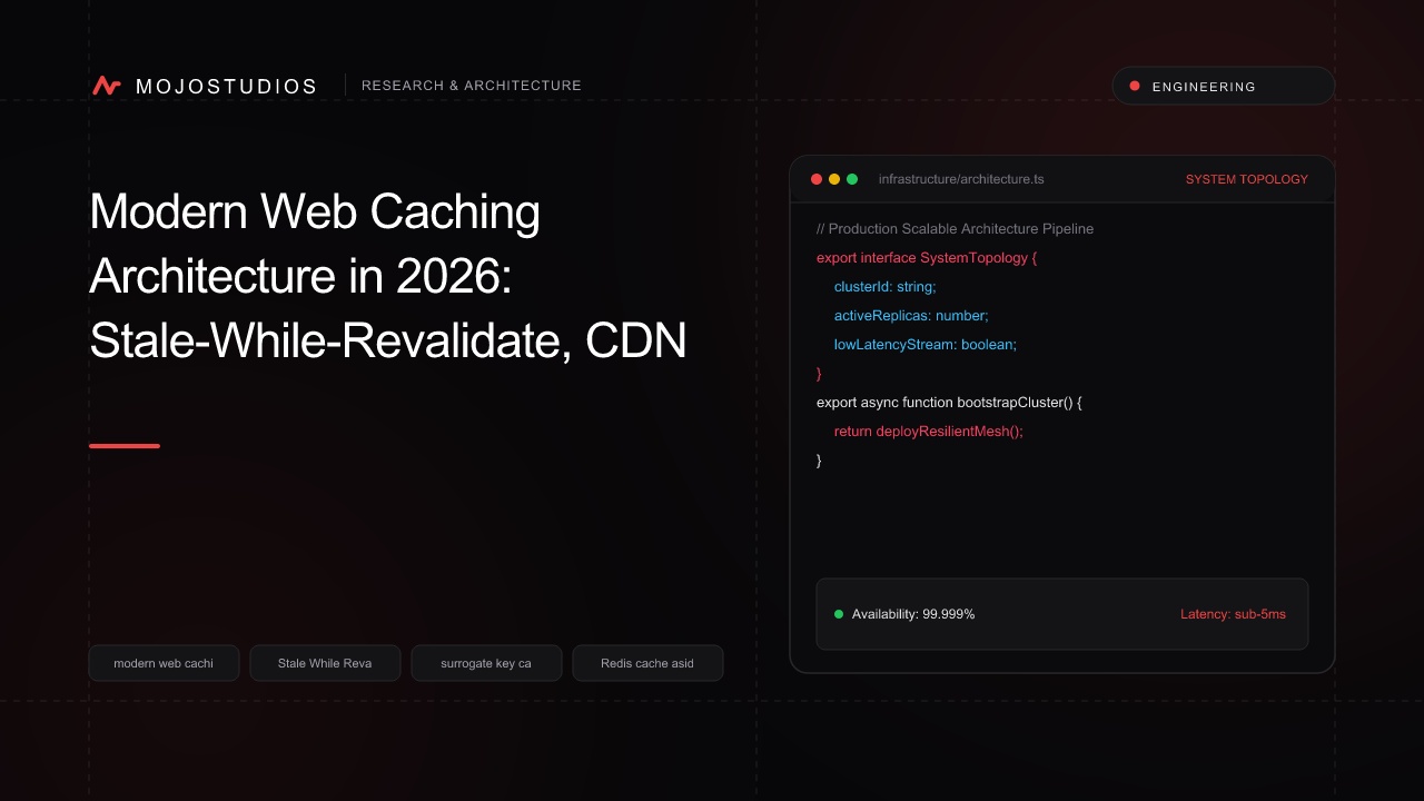 Modern Web Caching Architecture in 2026: Stale-While-Revalidate, CDN Edge & Redis Tag Invalidation